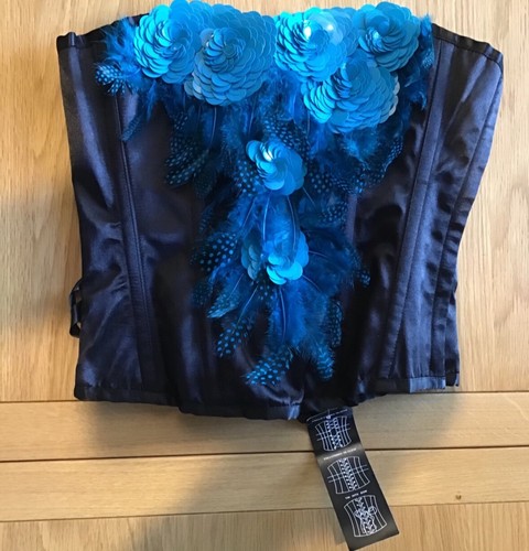 Corset feather size - -uk,