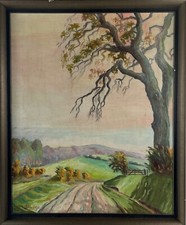 Oil Painting Wide Landscape