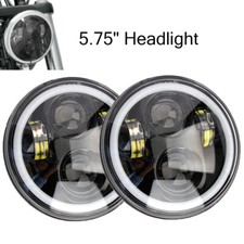 2pc 5-3/4" 5.75 inch Headlight