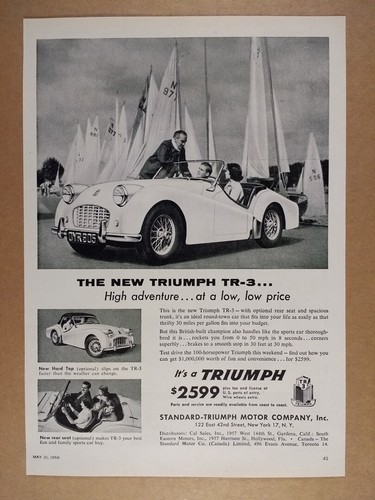 1956 triumph tr3 vintage - 1956,