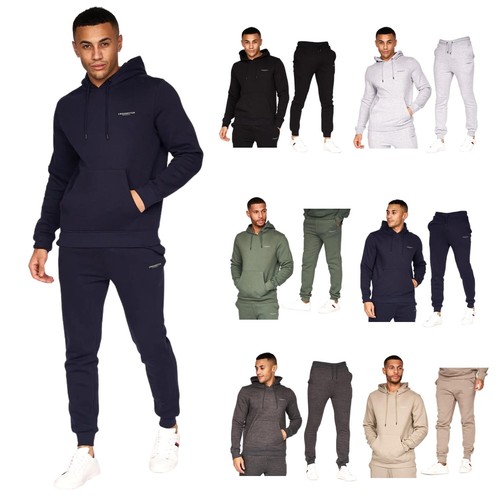 Crosshatch mens full tracksuit - crosshatch,