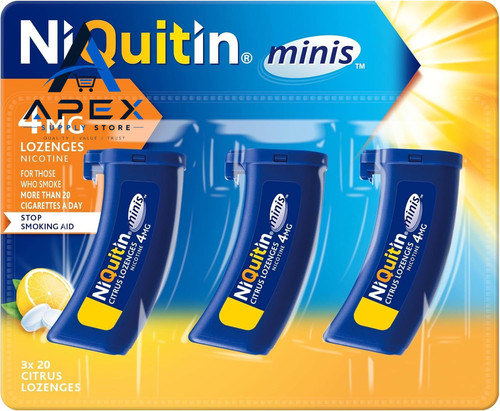 Niquitin 4mg minis citrus - niquitin,