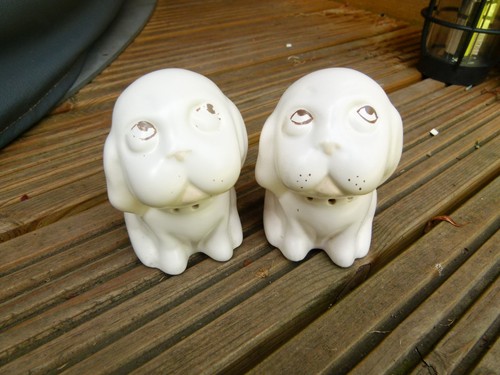 Vintage pair olde ceramic - vintage,