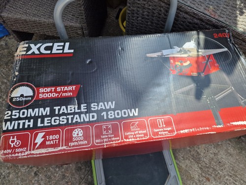 Bnwt excel 250mm table - 250mm, saw