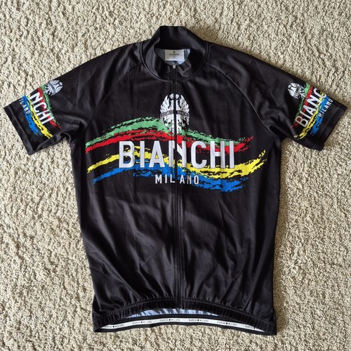Bianchi cycling black jersey - cycling,