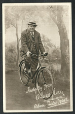 Advertising Cinema Bicycles - actor Richard Judd Green on Rudge Whitworth cycle