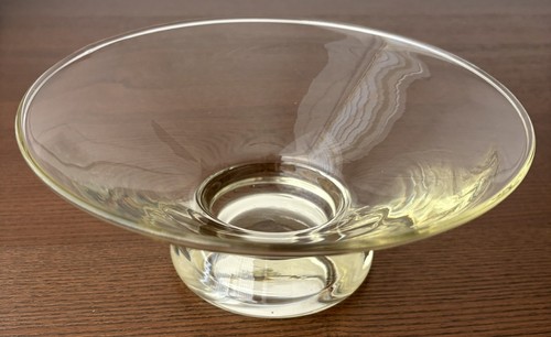 Vintage studio art glass bowl - art,