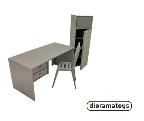 Diorama desk and chair for - chair,