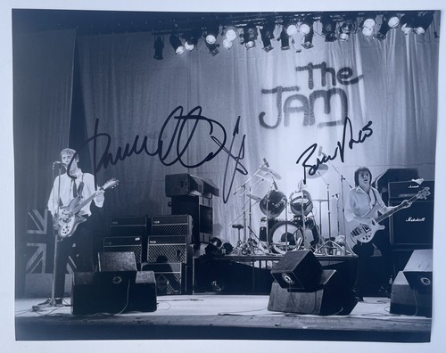 Signed paul weller rick - paul,