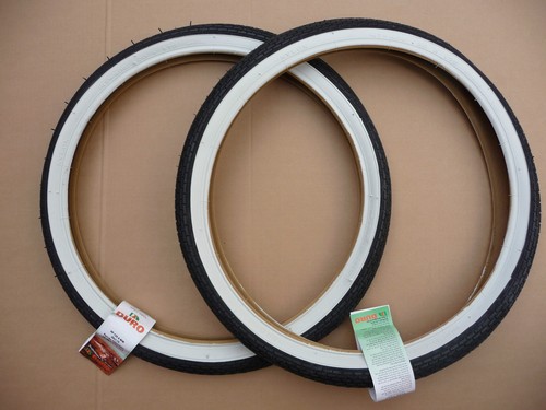 Pair bmx whitewall - of,