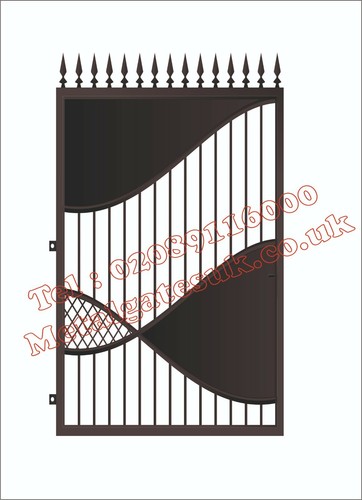 Metal gate wrought - metal,