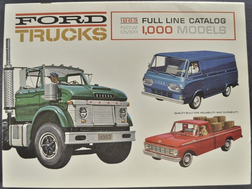 1963 ford truck brochure 100 - ford,