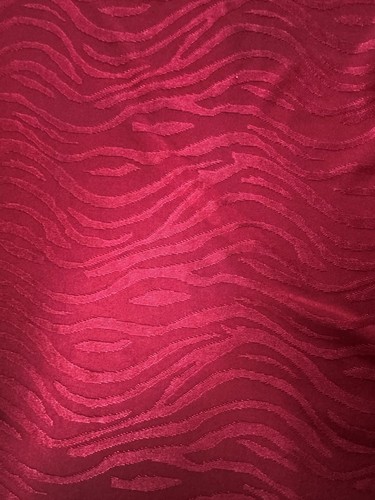 Red burnout velvet - by, the