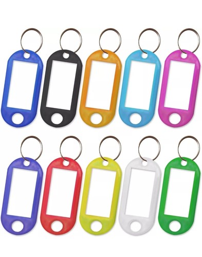 Key tags colours plastic - colours,