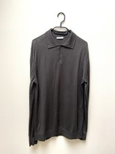 Nicole Farhi Jumper L XL Merino Wool Chocolate Brown Lightweight 