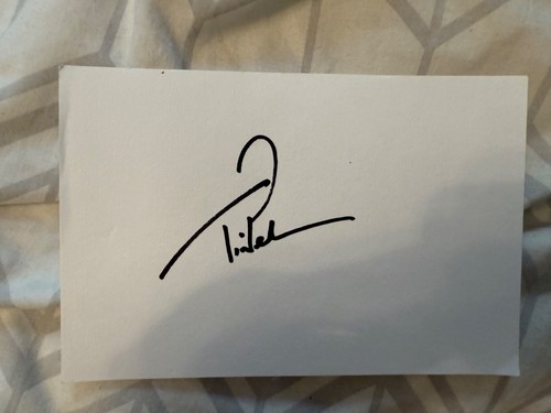 Tim peake astronaut signed - peake,