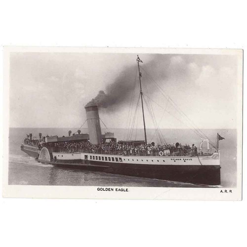 Golden eagle paddle steamer - golden,