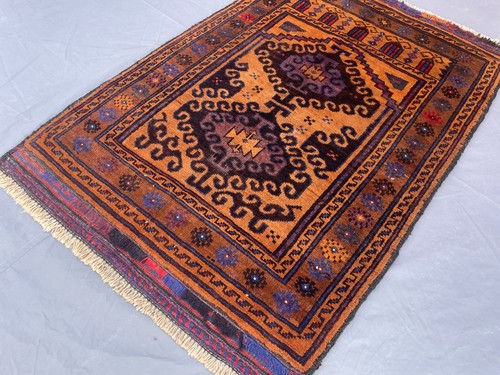 2x4 handmade afghan baluchi - afghan,