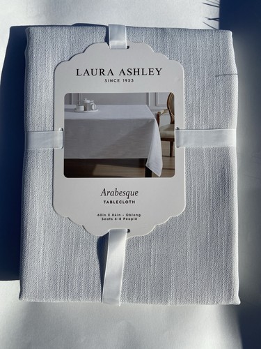 Laura ashley silver tablecloth - silver,