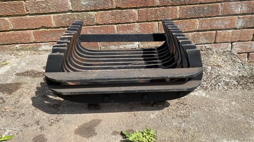 Wrought iron fire basket large - wrought,