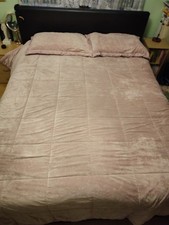 QVC Cozee Home Crushed Velvet