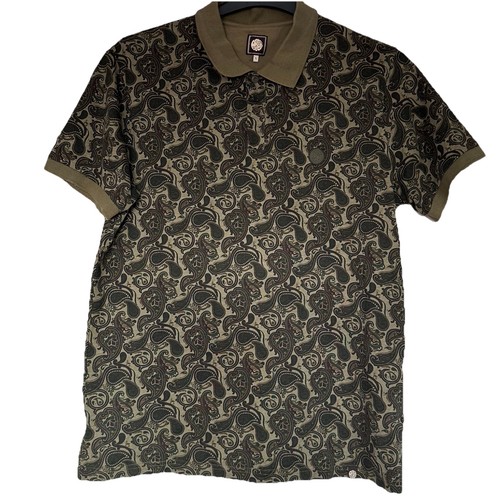 Pretty green paisley polo - green,