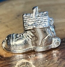 Vintage Sterling Silver There Was An Old Lady Who Lived In A Shoe Charm Opening