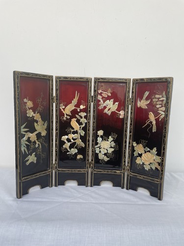 Small screen lacquered wood - lacquered,