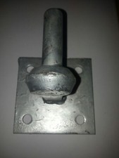 Galvanised farm gate hook on