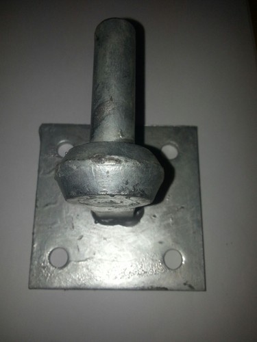 Galvanised farm gate hook - , on