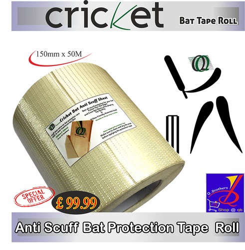 Cricket bat anti scuff - scuff, sheet