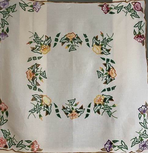 Vintage embroidered cutwork - vintage,
