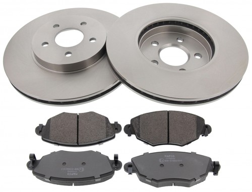 Front brake discs pads - brake, kit