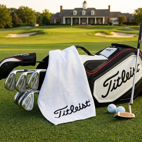 Titleist whitegolf towel - whitegolf,