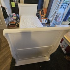 White Cotbed. East Coast. With Mattress Used In Great Condition Collection Only