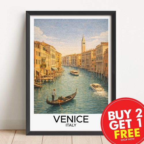 Venice italy travel print - italy,