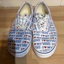 Vans Era I Love My Vans casual low top skateboard sneakers size 7