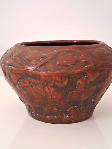Antique art nouveau copper - antique,