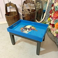 D.L. & Co Side Table Skull Table Modern Gothic Style High Gloss Table Wine Table