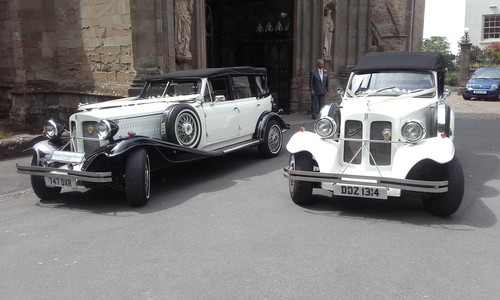 Wedding car hire - wedding, vintage