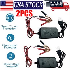 2PC 12V Car Battery Charger
