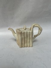 UNIQUE POTTERY BAMBOO SHAPED TEAPOT HEIGHT 10CM WEIGHT 332G