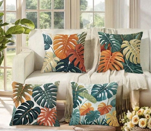 4pcs tropical monstera - 4pcs,