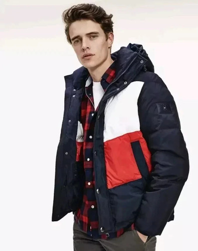 Tommy hilfiger chevron puffer - tommy,