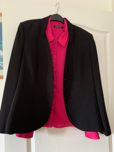 Jacques vert smart black suit - vert,