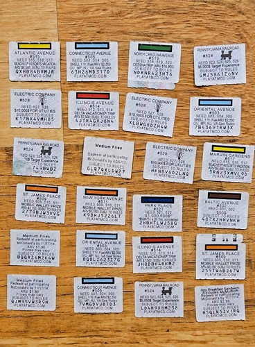 Rare lot mcdonald - 24, mcdonald's