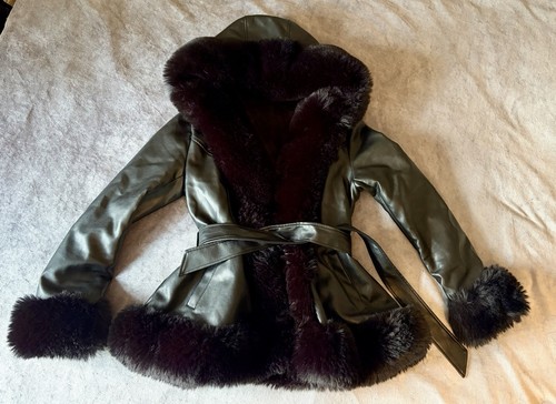 Glam doll black faux - glam,