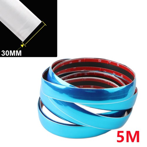 30mm x 5m chrome car - x,
