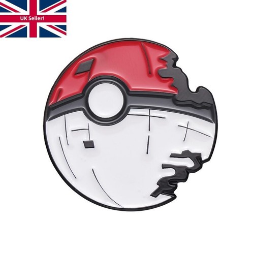 Metal enamel pin pokeball - metal,
