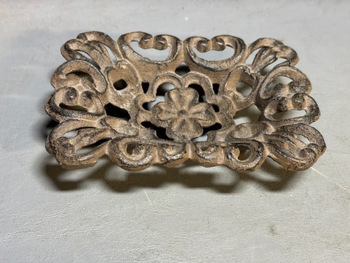 Vintage footed cast - cast, iron